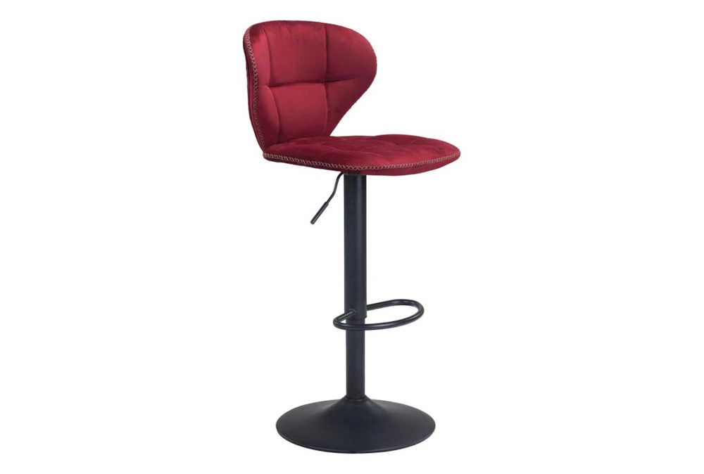 Era Red Contract Grade 35" Bar Chair With Back
