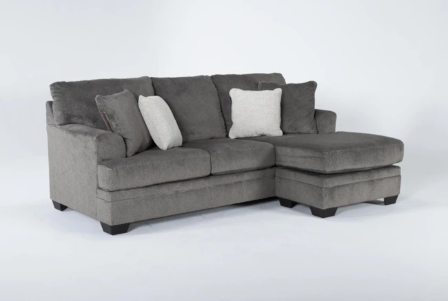 Roland 92" Sofa With Reversible Chaise - 360