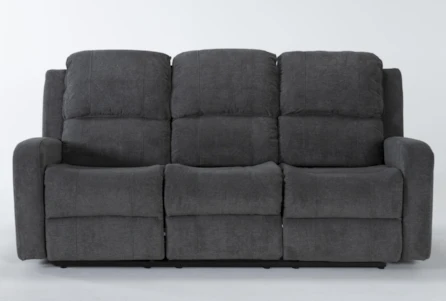 Anton 79 Grey Fabric Reclining Sofa