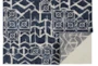 1'7"x2'8" Rug-Meera Abstract Blue - Detail