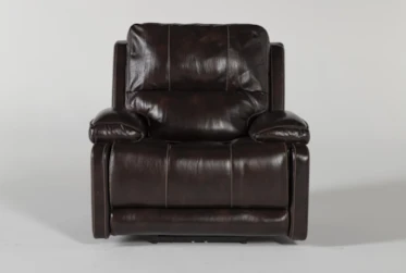 Teodoro Leather Recliner With Power Headrest