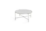 Meredith Round Glass Top Coffee Table - Side