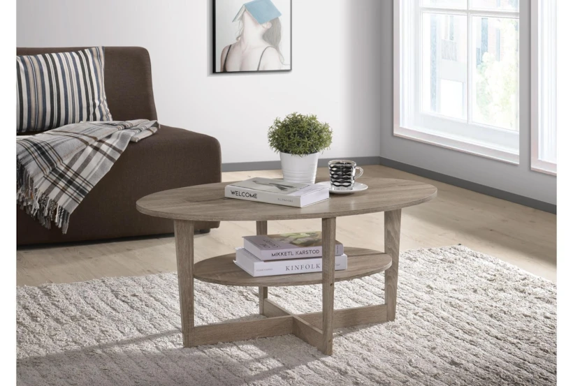 Chicopee Small Oval Coffee Table - 360
