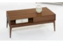 Mid-Century Modern Coffee Table With Storage - Signature
