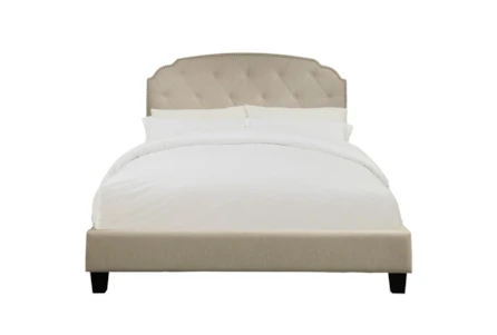 Eastern King Diamond Tufted Upholstered Bed-Linen