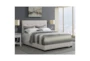 Queen Button Tufted Upholstered  Bed-Fog - Room