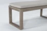 Malaga Outdoor Dining Bench With Cushion - Detail