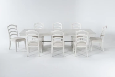 Martin Dining With Wood Side Chairs Set For 8
