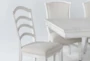 Martin 94-112" Extension Dining With 4 Upholstered Side Chair Set For 8 - Detail