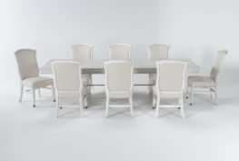 Martin 9 Piece Dining Set With Upholstered Side Chairs