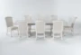 Martin Extension Dining With Upholstered Side Chairs Set For 8 - Signature
