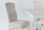 Martin 94-112" Extendable Dining With Bench + Upholstered Chair Set For 8 - Detail