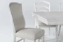 Martin 94-112" Extendable Dining With Bench, 4 Wood Back Chair + 2 Upholstered Chair Set For 8 - Detail