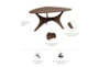 Finnegan Small Triangle Coffee Table - Detail