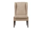 Edie Beige Wingback Dining Chair - Signature