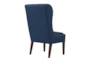 Edie Navy Wingback Dining Chair - Back