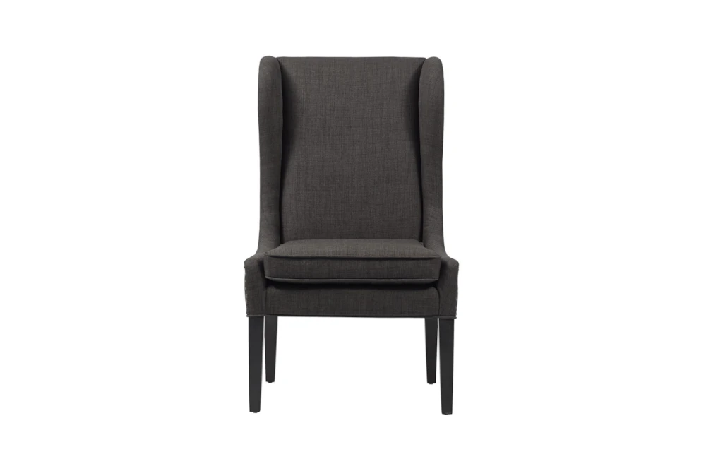 Edie Charcoal Wingback Dining Chair