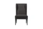 Edie Charcoal Wingback Dining Chair - Signature