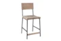 Grayson Grey 24" Counter Stool With Back - Signature