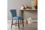 Landon Blue 26" Counter Stool With Back - Room