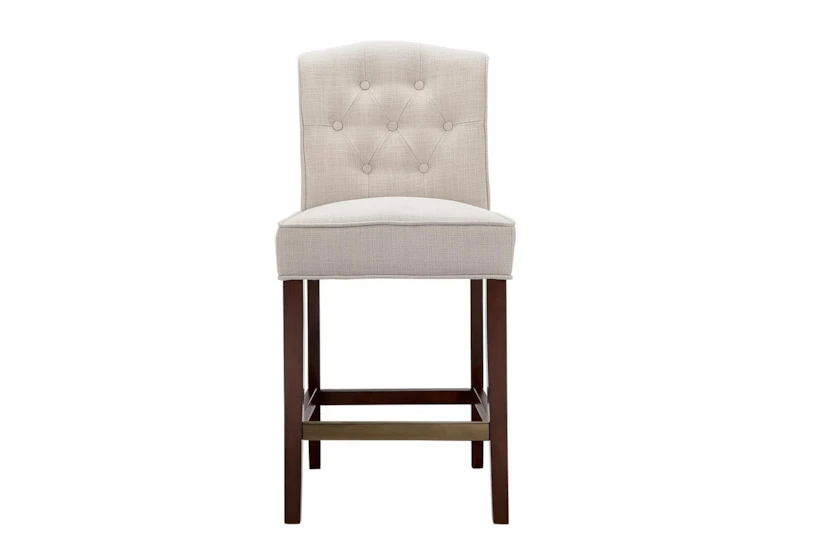 Brielle Tan 26" Counter Stool With Back - 360