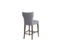 Cleo Grey 26" Counter Stool With Back - Back