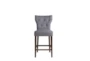 Cleo Grey 26" Counter Stool With Back - Signature