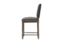 Nolan Grey 25" Counter Stool With Back - Side