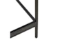 Grayson Black 24" Counter Stool With Back - Detail