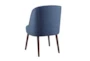Kamari Blue Dining Side Chair - Back