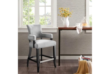 Lincoln Grey 26" Counter Stool