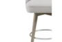Ainsley Grey 26" Swivel Counter Stool With Back - Detail