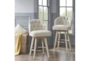 Alessia 26" Swivel Counter Stool With Back - Room