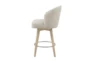 Alessia 26" Swivel Counter Stool With Back - Side