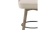Ainsley Sand 26" Swivel Counter Stool With Back - Detail