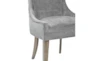 Jolene Grey Dining Side Chair Set Of 2 - Detail