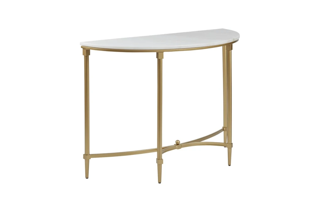 Lilly 43" Demi Lune Console Table