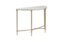 Lilly 43" Demilune Console Table - Signature