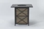 Capri Outdoor Firepit Bar Table With Two Bar Tables - Signature