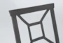 Martinique Navy Outdoor Dining Side Chair - Detail