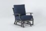 Martinique Outdoor Glider Lounge Chair - Side