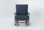 Martinique Navy Outdoor Glider Lounge Chair - Signature