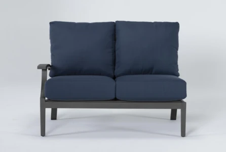 Martinique Navy Outdoor Laf Loveseat