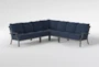 Martinique Navy Outdoor 5 Piece Sectional - Signature