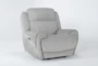 Terence Pebble Power Recliner with Power Headrest & USB - Side