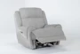 Terence Pebble Power Recliner with Power Headrest & USB - Side