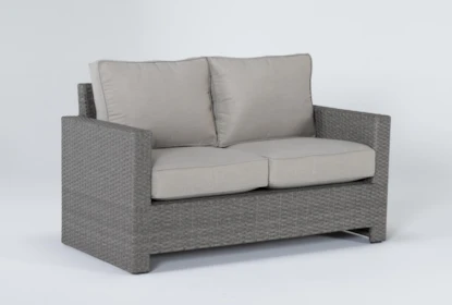 Mojave 58" Outdoor Loveseat - Side