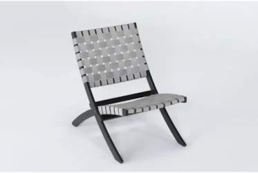 Grid Silver Outdoor Folding Chair