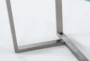 Daphne 79" Glass Dining Table - Detail