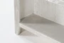 Dixon White 74" Bookcase - Detail